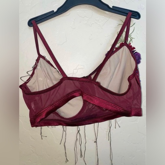 blue/maroon two piece solo costume - Picture 3 of 4